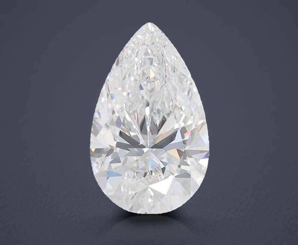 1.35ct D VS1 Rare Carat Ideal Cut Pear Lab Grown Diamond