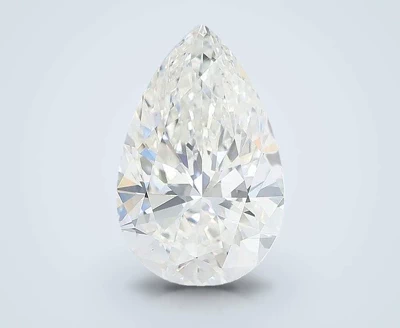 3.57ct F VVS2 Rare Carat Ideal Cut Pear Lab Grown Diamond