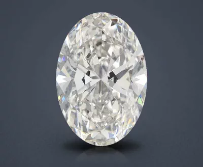 4.02ct H VS2 Rare Carat Ideal Cut Oval Lab Grown Diamond