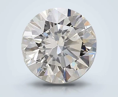 3.01ct E SI2 Rare Carat Ideal Cut Round Diamond