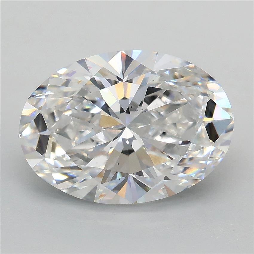 3.03ct D VS1 Rare Carat Ideal Cut Oval Lab Grown Diamond