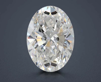 3.03ct D VS1 Rare Carat Ideal Cut Oval Lab Grown Diamond
