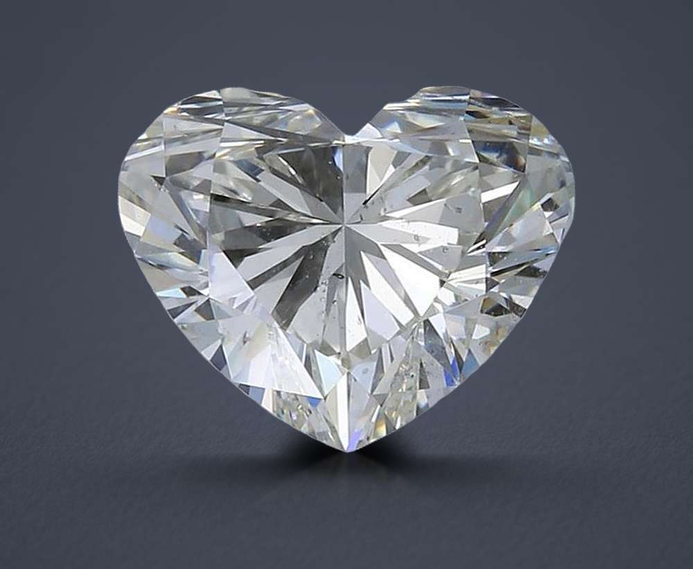 1.57ct K SI2 Rare Carat Ideal Cut Heart Diamond