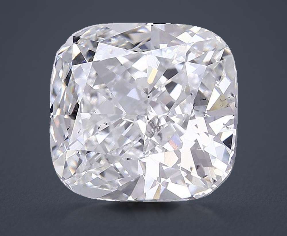 13.03ct F SI1 Rare Carat Ideal Cut Cushion Lab Grown Diamond