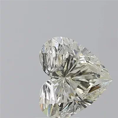 3.04ct J SI2 Rare Carat Ideal Cut Heart Diamond