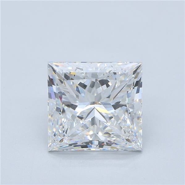 7.12ct E VS2 Rare Carat Ideal Cut Princess Lab Grown Diamond