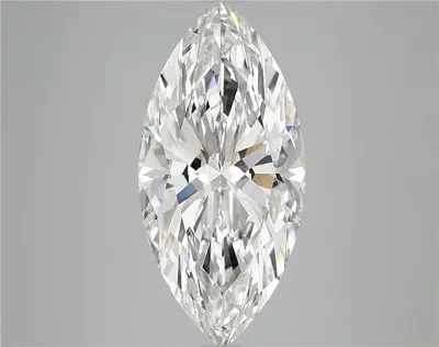 5.02ct F VS2 Rare Carat Ideal Cut Marquise Lab Grown Diamond