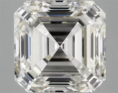 5.06ct H VS1 Rare Carat Ideal Cut Asscher Lab Grown Diamond