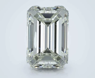 4.51ct J VS2 Rare Carat Ideal Cut Emerald Diamond