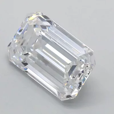 2.06ct D VS1 Rare Carat Ideal Cut Emerald Lab Grown Diamond