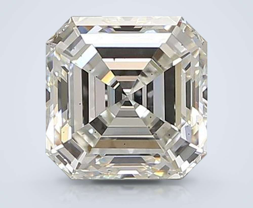 2.08ct G VS2 Excellent Cut Asscher Lab Grown Diamond