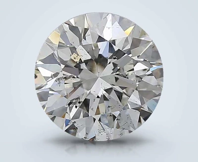 3.52ct H SI2 Rare Carat Ideal Cut Round Diamond