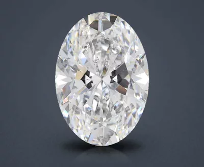 10.77ct F VS2 Rare Carat Ideal Cut Oval Lab Grown Diamond