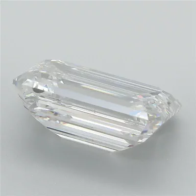 8.42ct F VS1 Rare Carat Ideal Cut Emerald Lab Grown Diamond
