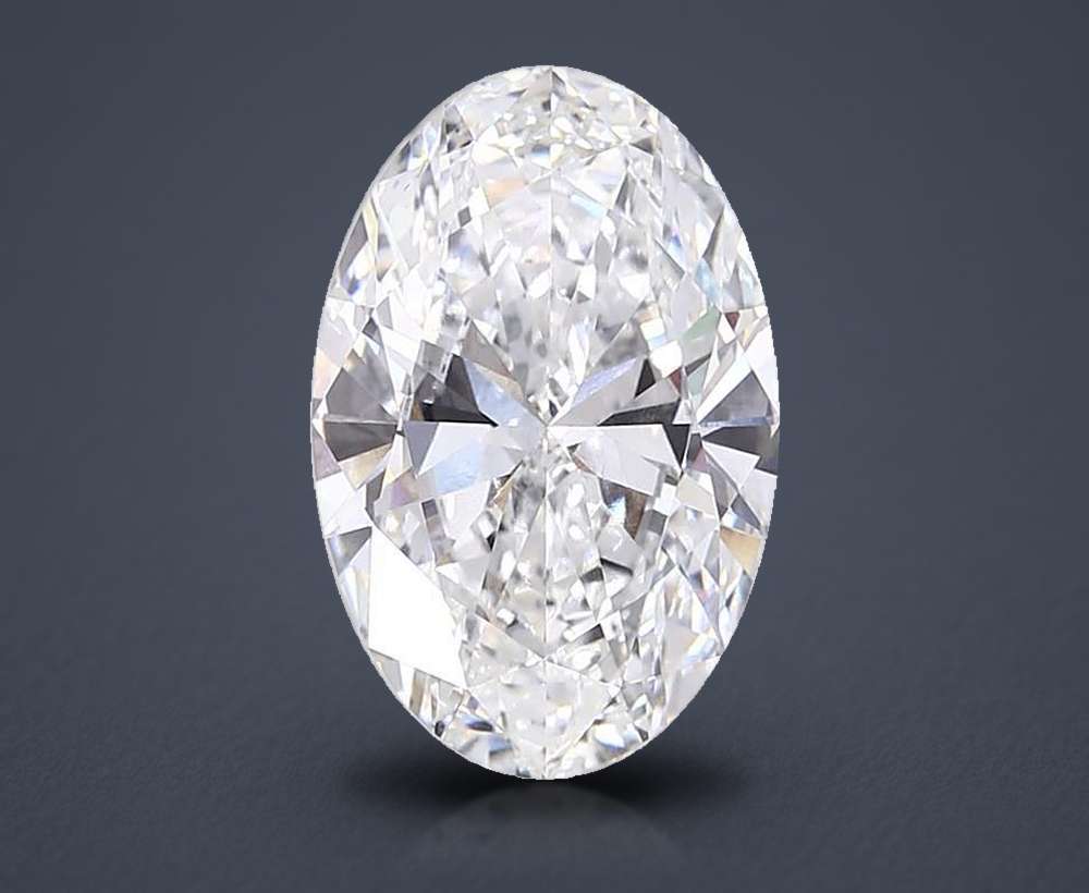 15.07ct F VVS2 Rare Carat Ideal Cut Oval Lab Grown Diamond