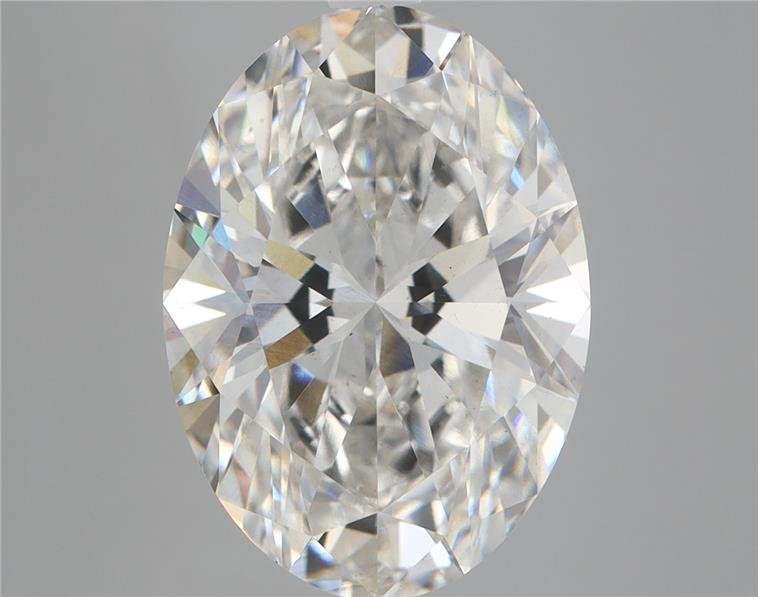 7.01ct H VS1 Rare Carat Ideal Cut Oval Lab Grown Diamond