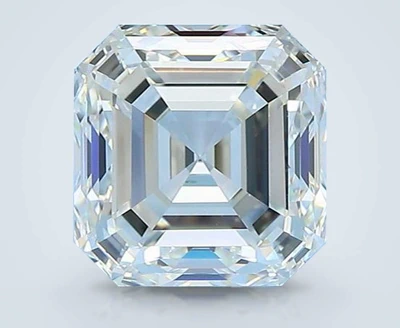 2.70ct K VVS2 Very Good Cut Asscher Diamond