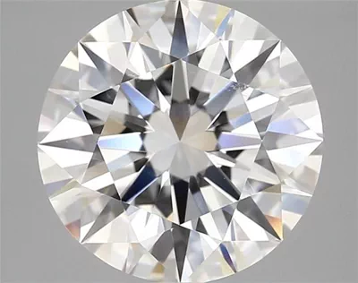 3.01ct E SI1 Rare Carat Ideal Cut Round Diamond