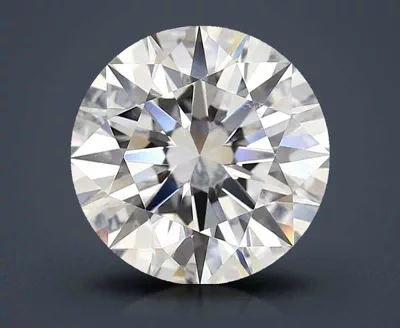 3.01ct E SI1 Rare Carat Ideal Cut Round Diamond