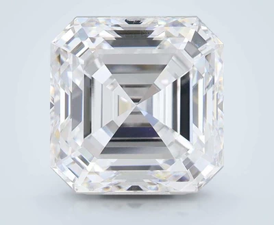 5.05ct D VVS2 Rare Carat Ideal Cut Asscher Lab Grown Diamond