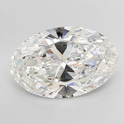 9.58ct F VVS2 Very Good Cut Oval Lab Grown Diamond