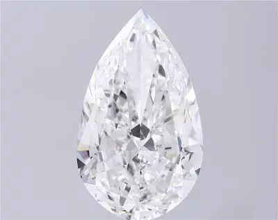 15.02ct F VVS2 Rare Carat Ideal Cut Pear Lab Grown Diamond