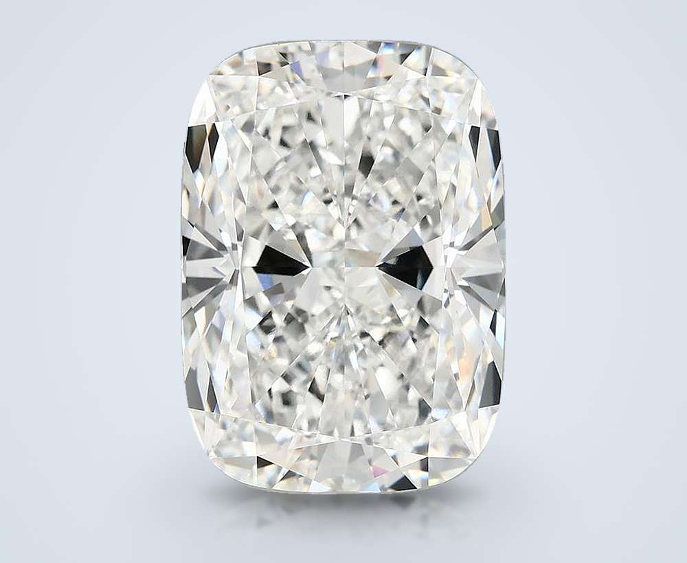 10.19ct F VVS2 Rare Carat Ideal Cut Cushion Lab Grown Diamond