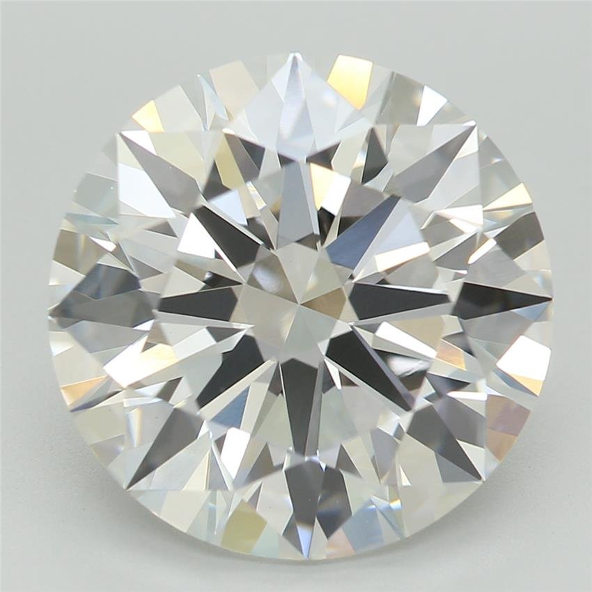 5.06ct E VVS2 Rare Carat Ideal Cut Round Lab Grown Diamond
