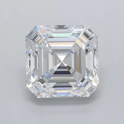 1.00ct D FL Rare Carat Ideal Cut Asscher Lab Grown Diamond