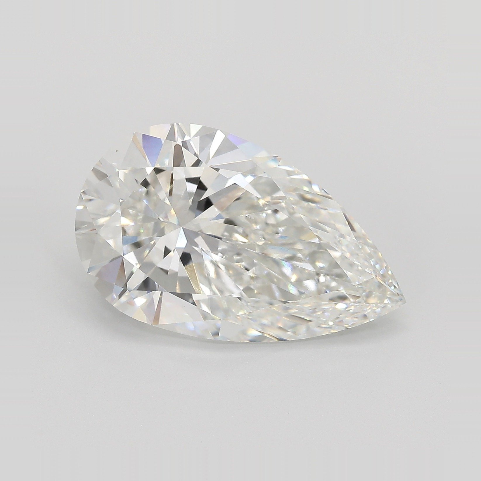 9.02ct F VS1 Rare Carat Ideal Cut Pear Lab Grown Diamond
