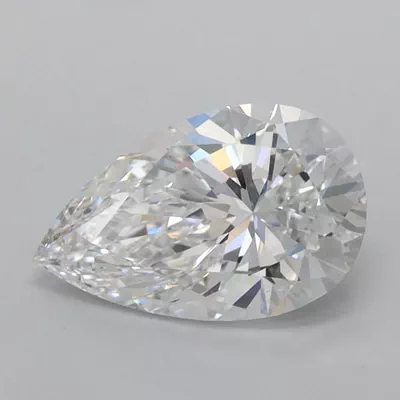 1.17ct D VVS1 Rare Carat Ideal Cut Pear Lab Grown Diamond