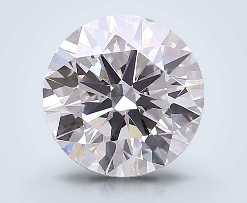 2.09ct F VS1 Rare Carat Ideal Cut Round Lab Grown Diamond