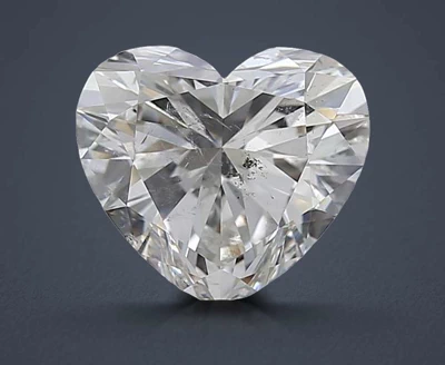2.05ct G SI2 Rare Carat Ideal Cut Heart Diamond