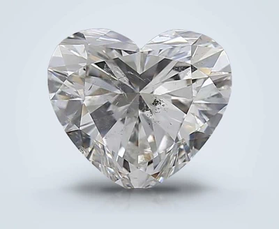 2.05ct G SI2 Rare Carat Ideal Cut Heart Diamond
