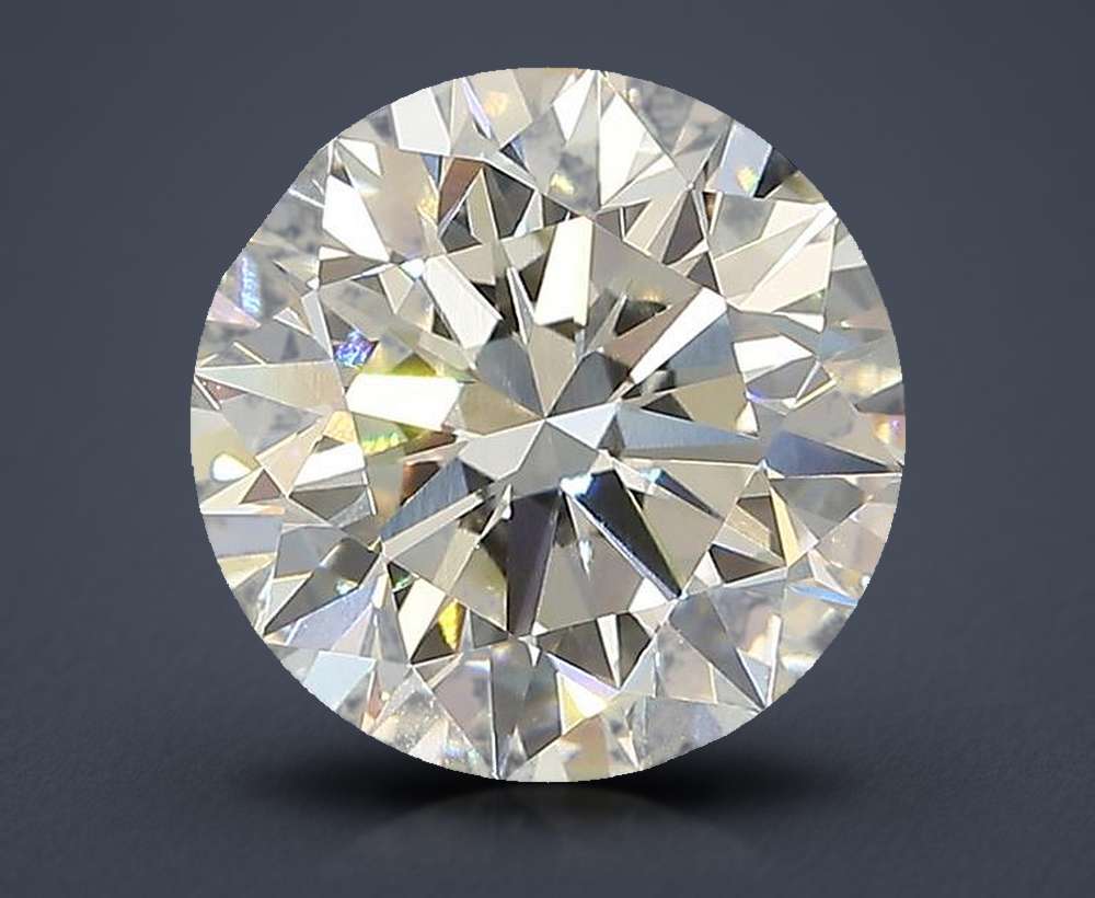 3.12ct J VVS2 Rare Carat Ideal Cut Round Lab Grown Diamond