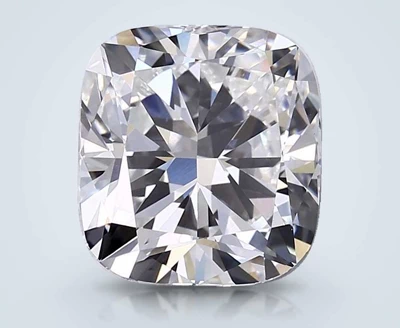 5.51ct E VVS2 Rare Carat Ideal Cut Cushion Lab Grown Diamond