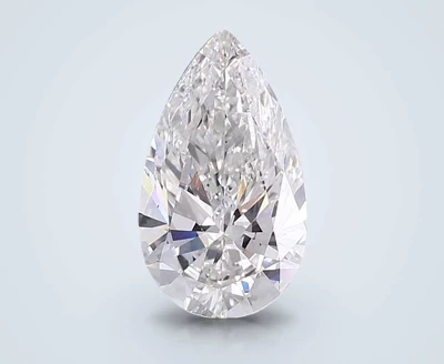 3.06ct F VS1 Rare Carat Ideal Cut Pear Lab Grown Diamond