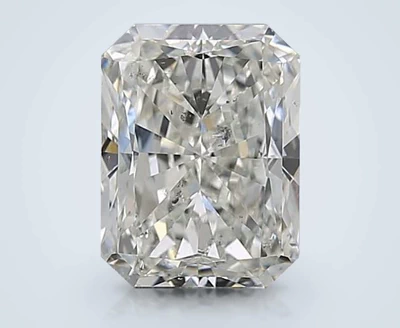 3.02ct I SI2 Rare Carat Ideal Cut Radiant Diamond