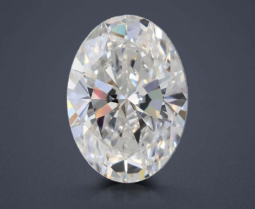 3.05ct D VS1 Rare Carat Ideal Cut Oval Lab Grown Diamond