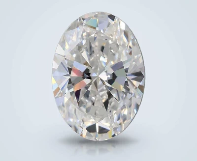 3.05ct D VS1 Rare Carat Ideal Cut Oval Lab Grown Diamond