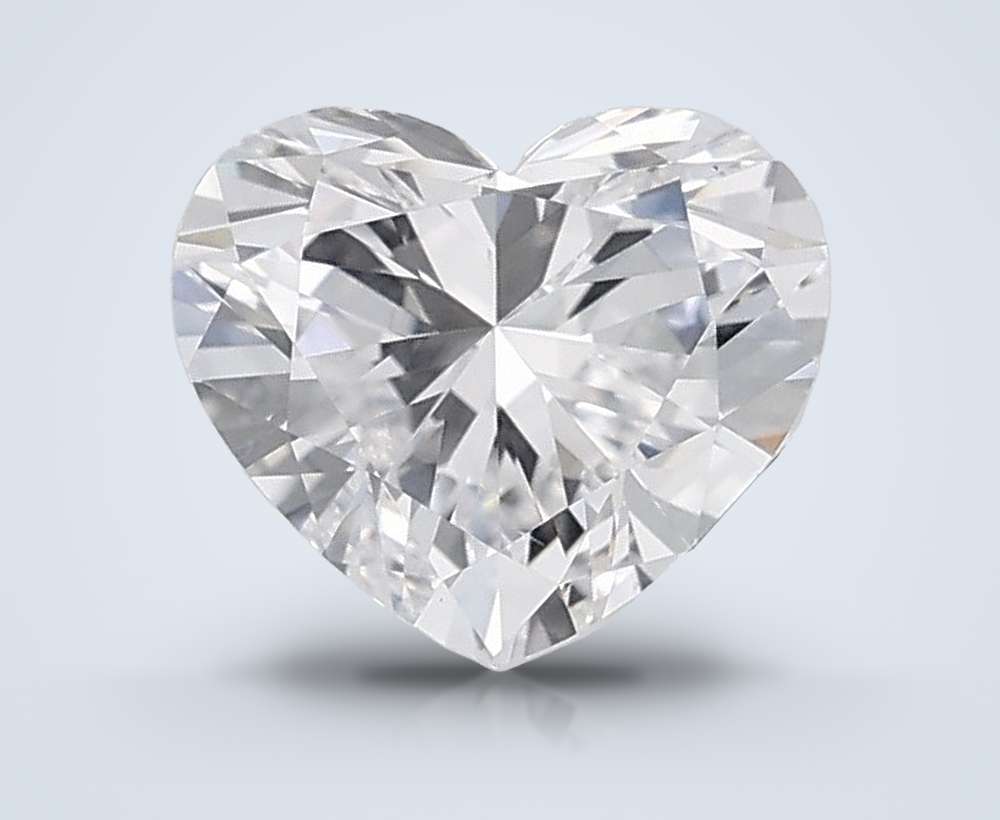1.07ct D VS1 Rare Carat Ideal Cut Heart Lab Grown Diamond