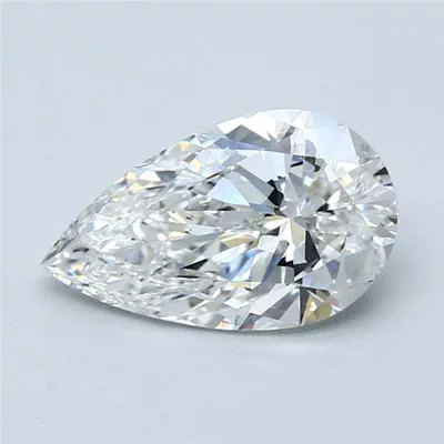 2.00ct F VS2 Rare Carat Ideal Cut Pear Diamond