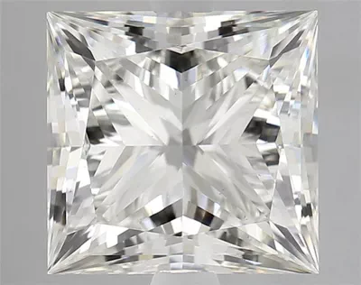 3.19ct H VS2 Rare Carat Ideal Cut Princess Lab Grown Diamond