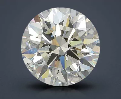 2.74ct J SI1 Rare Carat Ideal Cut Round Lab Grown Diamond
