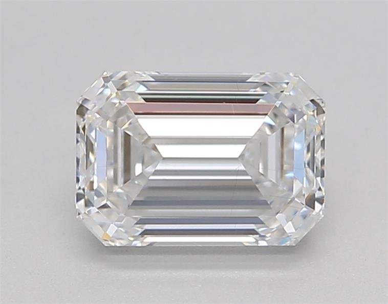 1.52ct D VS2 Rare Carat Ideal Cut Emerald Lab Grown Diamond