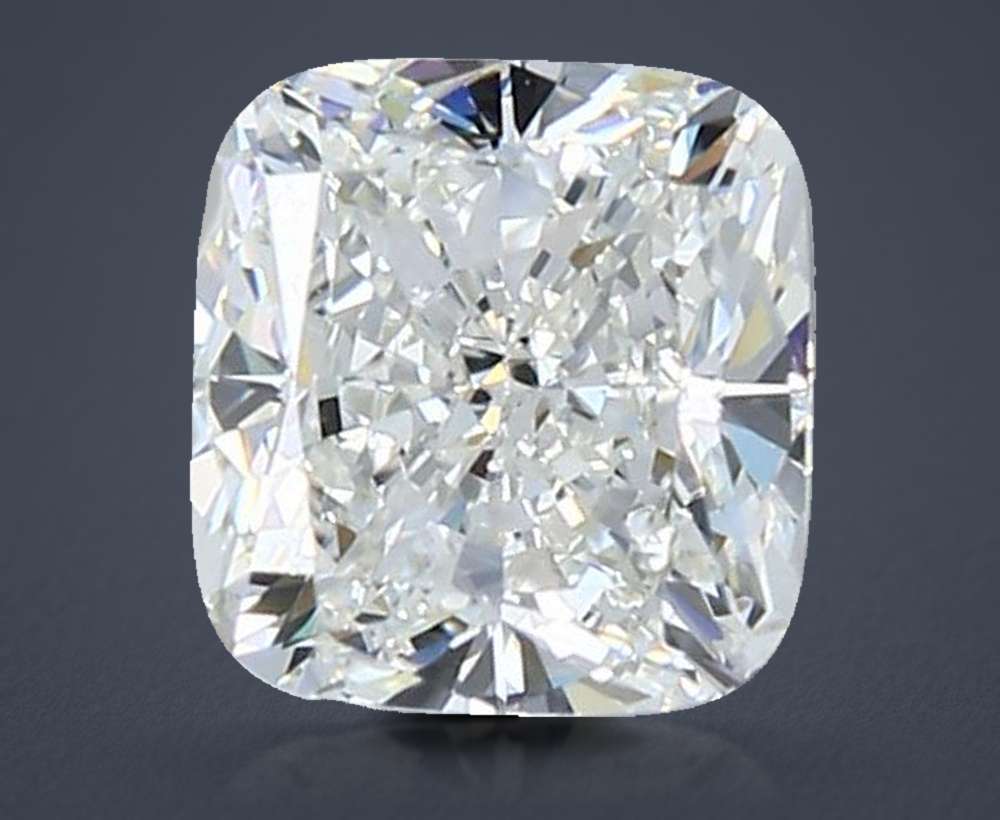 1.52ct H VS2 Rare Carat Ideal Cut Cushion Diamond