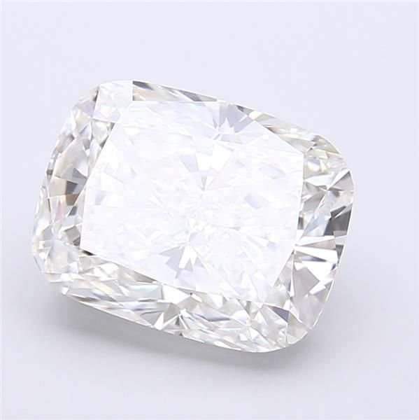 5.43ct F VVS2 Very Good Cut Cushion Lab Grown Diamond