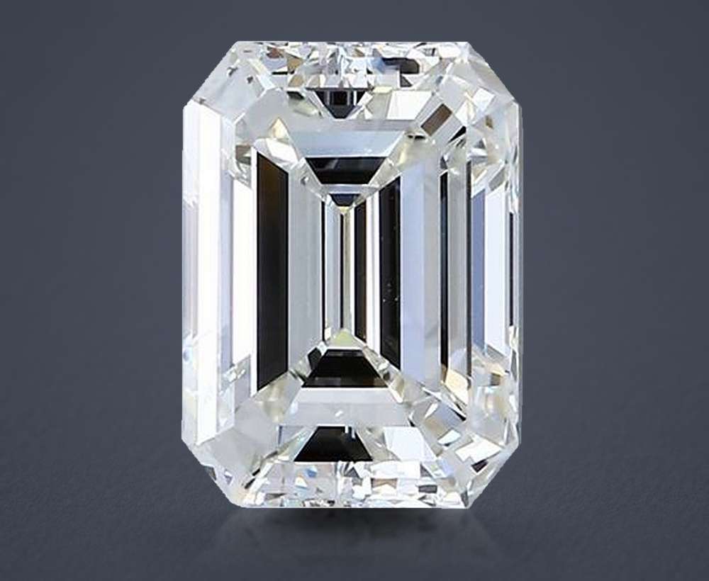 1.98ct H VVS1 Rare Carat Ideal Cut Emerald Diamond