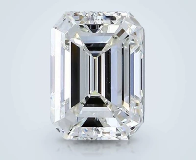 1.98ct H VVS1 Rare Carat Ideal Cut Emerald Diamond