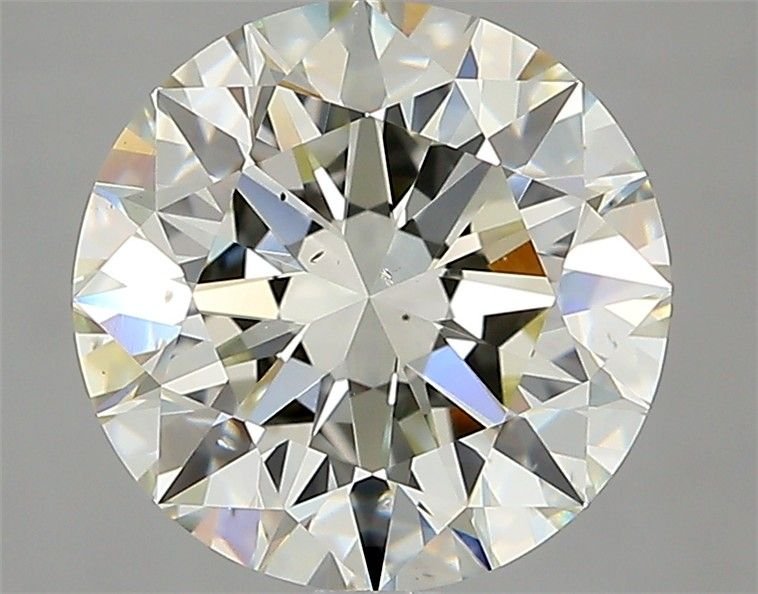 3.03ct K VS2 Rare Carat Ideal Cut Round Diamond